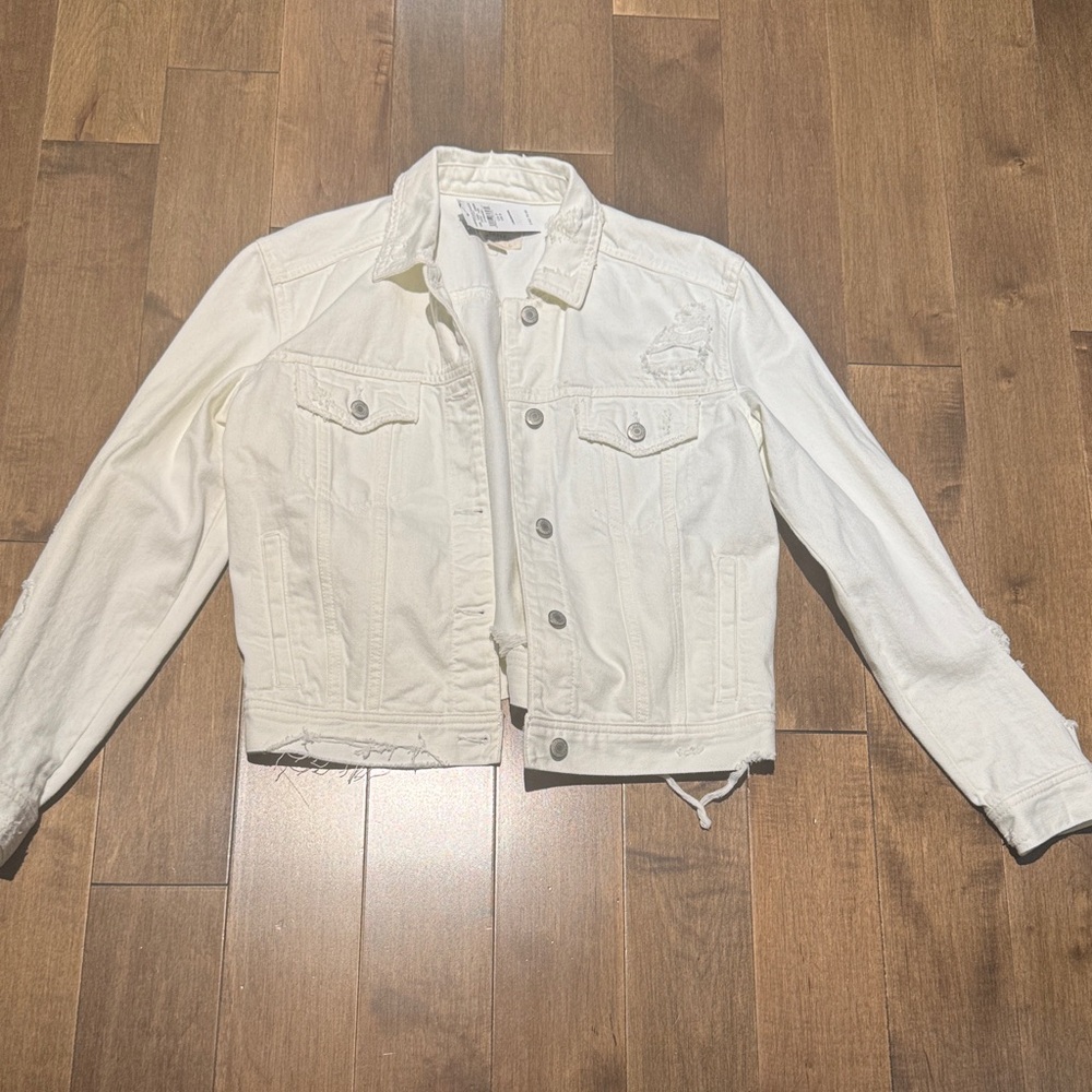 American eagle distressed jacket sz s